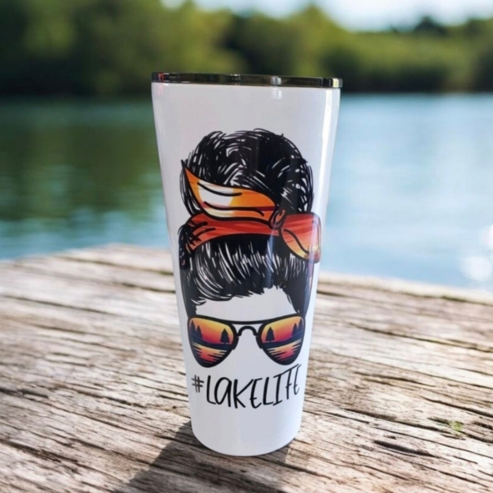 Lake Life 32oz Tumbler 💜sale